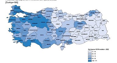 Eskişehir'de 2022 yılı GSYH 11 bin 62 dolar oldu