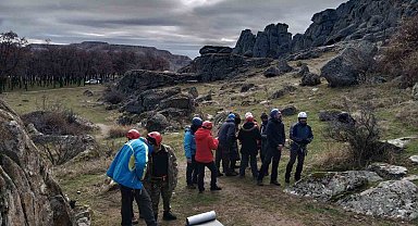 Eskişehirli dağcı adaylarına sınav yapıldı