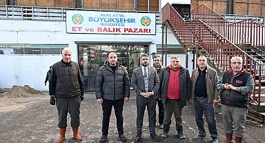 Et ve balık pazarı esnaflarından Başkan Gürkan'a teşekkür