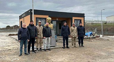 Ezine Gıda İhtisas OSB'de Jandarma Karakolunun inşaatı tamamlandı