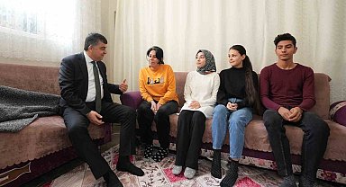 Fadıloğlu'ndan, engelli vatandaşlara sürpriz ziyaret
