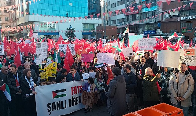 Fatsa'da "Büyük Filistin Yürüyüşü"