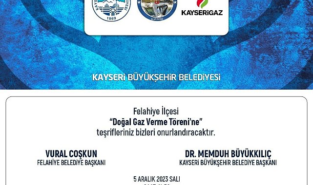 Felahiye Ve Özvatan'da 'doğal gaz' heyecanı