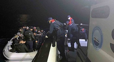Fethiye'de 33 düzensiz göçmen kurtarıldı