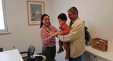 Filipinli kadının 11 yıllık bebek özlemi Eskişehir'de son buldu