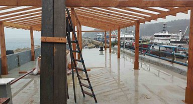 Fırtınada zarar gören Garipçe ve Rumeli Feneri'nde yaralar sarılıyor