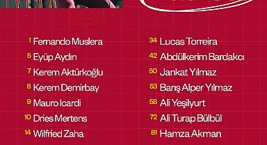 Galatasaray'ın Süper Kupa maçı kamp kadrosu belli oldu