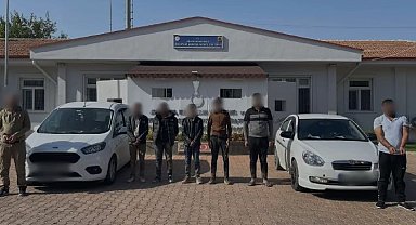 Gaziantep'te 45 düzensiz göçmen yakalandı