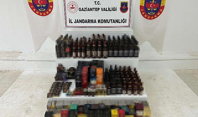 Gaziantep'te 643 litre kaçak alkol ele geçirildi: 4 gözaltı