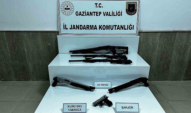 Gaziantep'te silah kaçakçılığı operasyonunda 9 kişi yakalandı