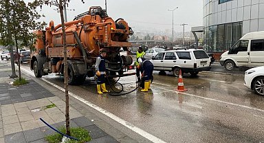 Gaziantep'te yoğun yağışın sebep olduğu olumsuzluklar giderildi