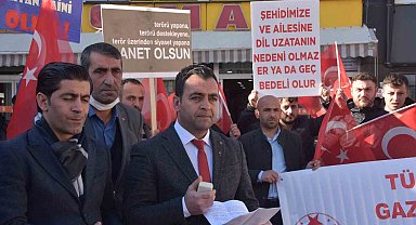Gaziler ve Şehit Aileleri Vakfı HDP önünde basın açıklaması yaptı