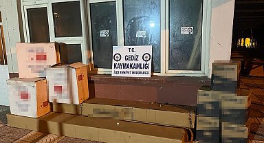 Gediz'de hırsızlık zanlısı çaldığı eşyalarla birlikte yakalandı