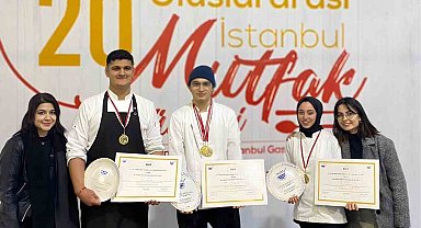 Genç aşçılar Türkiye'ye 3 altın 1 bronz madalya kazandırdı