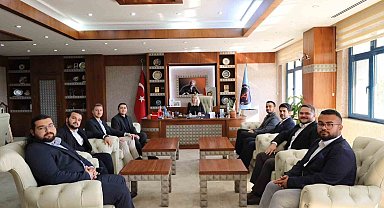 Genç MÜSİAD'dan Akdeniz Üniversitesi Rektörü Özkan'a ziyaret