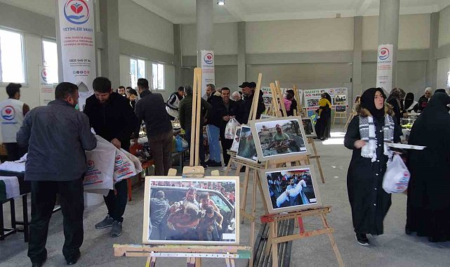 Gercüş'te Filistinliler için yardım etkinliği düzenlendi