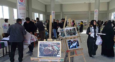 Gercüş'te Filistinliler için yardım etkinliği düzenlendi