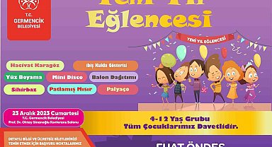 Germencik'te çocuklar için yeni yıl eğlencesi düzenlenecek