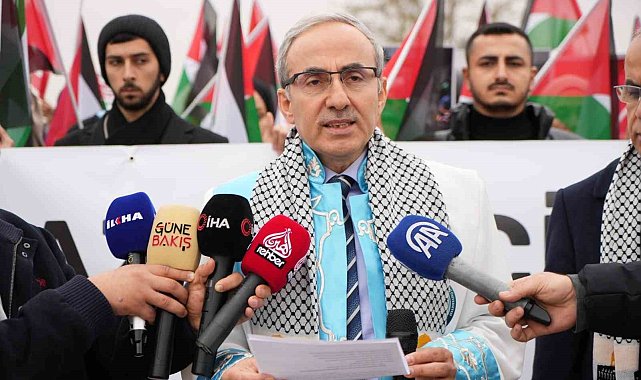GİBTÜ'de, İsrail'in Gazze'ye saldırılarına sessiz protesto