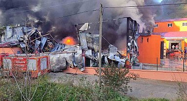 Giresun'da balık tesisinde yangın