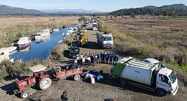 Gökçe sulak alanında çevre temizliği