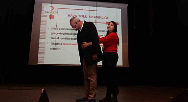 Gölbaşı Belediyesi personeline ilk yardım eğitimi verildi
