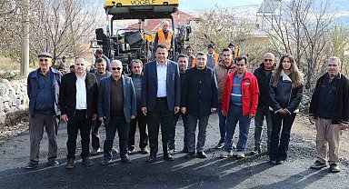 Gömbe'de sıcak asfalt çalışması