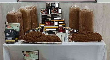 Gümüşhane'de kaçak tütün operasyonu