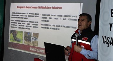 Gümüşhane'de "Buzağılarımızı Yaşatalım Projesi" kapsamında yetiştiricilere ekipman dağıtıldı
