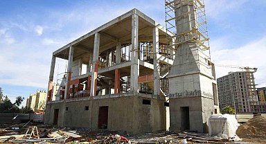 Güneş Mahallesi Cami inşaatı sürüyor