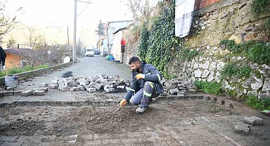 Güneşli havayı fırsat bilen ekiplerin yol mesaisi
