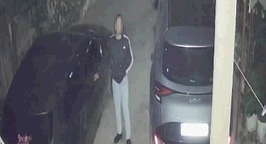 Güvenlik kameralarına yakalanan azılı motosiklet hırsızı tutuklandı