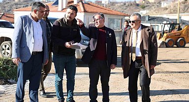 Hacılar'da yol çalışmaları tüm hızıyla sürüyor