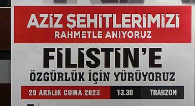 HAK-İŞ Filistin'e destek için Trabzon'da miting düzenleyecek