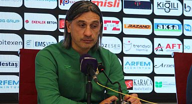 Hakan Yakın: "Son dakikalarda gol yememiz ve kaybetmemiz üzücü"