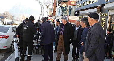 Hakkari ilk defa vakumlu temizlik makinesine kavuştu