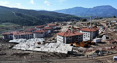 Hasanbeyli deprem konutlarında 98 daire yıl sonundan hak sahiplerine teslim edilecek