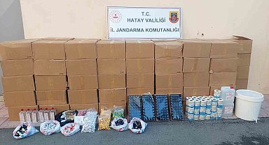 Hatay'da jandarmadan kaçak ve sahte alkol uygulaması