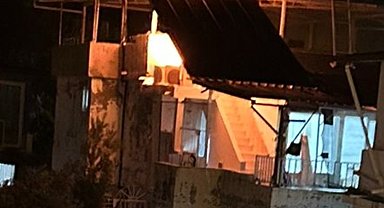 Hatay'da klima ünitesinde çıkan yangın korkuttu