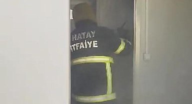 Hatay'da konteynerde yangın çıktı