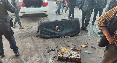 Hatay'da sanayi sitesindeki yangın panik oluşturdu