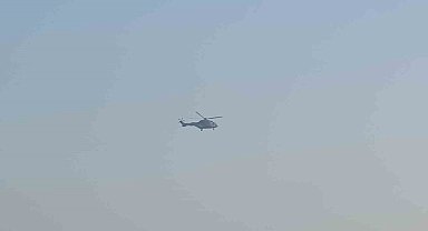 Hatay'da sınırın sıfır noktasında askeri helikopter hareketliliği