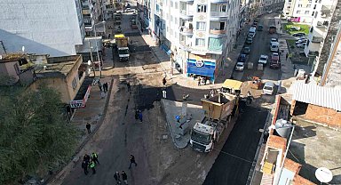 Horozköy Caddesi'nde hummalı çalışma