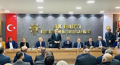 İçişleri Bakanı Yerlikaya, AK Parti İl Başkanlığını ziyaret etti