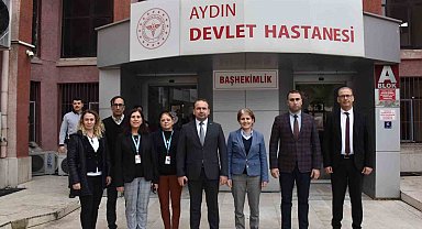 İl Sağlık Müdürü Şenkul Aydın Devlet Hastanesi'nde incelemelerde bulundu