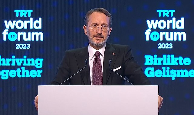 İletişim Başkanı Fahrettin Altun: "Hakikat uğruna mücadele edecek asıl aktörler kamu yayıncılarıdır, öyle de olmalıdır"