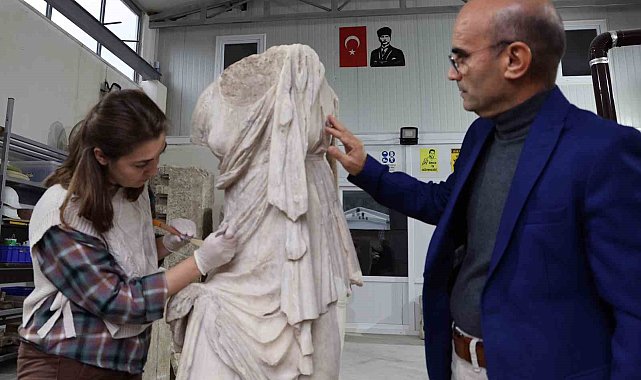 İlham Perisi heykeli sergilenmeye hazır