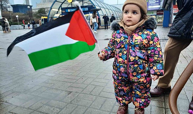 İsrail'in Gazze'ye yönelik saldırıları Polonya'da protesto edildi