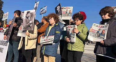 İstanbul'da dağıtılan "GaZZete" İsrail'in yaptığı katliamda öldürülen gazetecilerin sesi oldu
