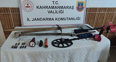 İzinsiz kazı yapan 2 kişi suçüstü yakalandı